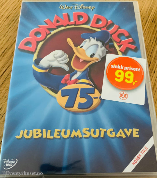 Disney Dvd. 2009. Donald Duck 75-Års Jubileumsdagen. Ny I Plast! Dvd