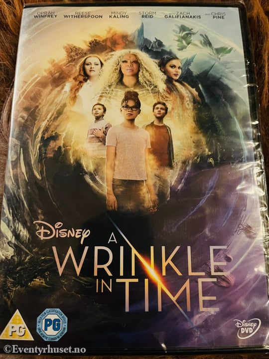 Disney Dvd. A Wrinkle In Time. Ny I Plast! Dvd