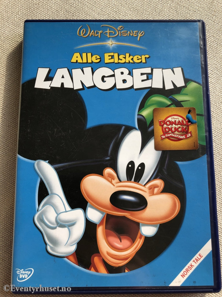 Disney Dvd. Alle Elsker Langbein. 2004. Dvd