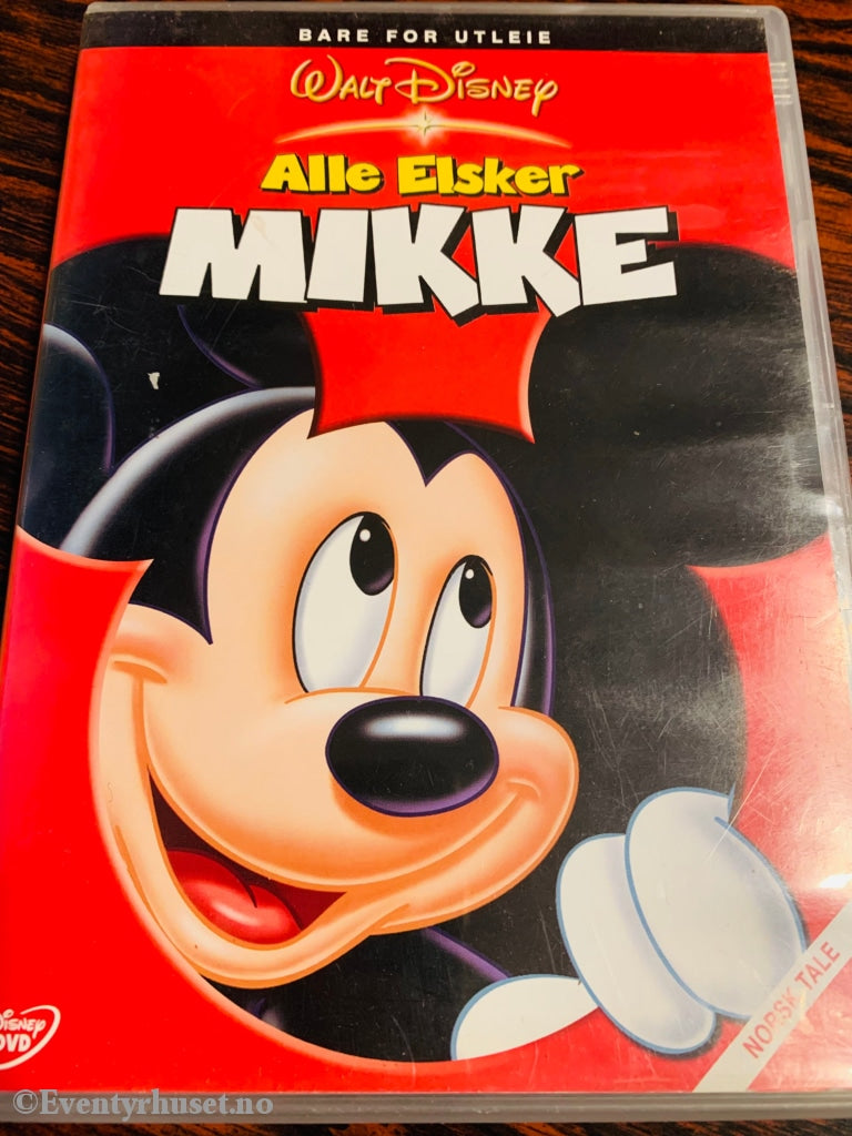 Disney Dvd. Alle Elsker Mikke. 2004. Dvd Utleiefilm.