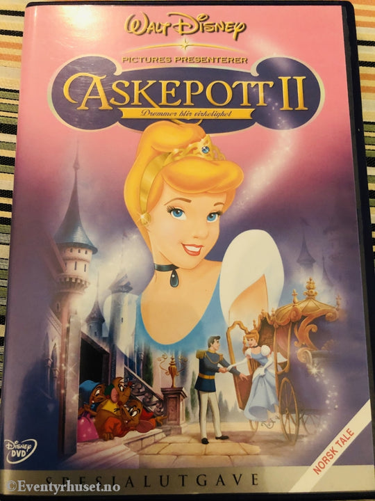 Disney Dvd. Askepott 2. 2001. Dvd