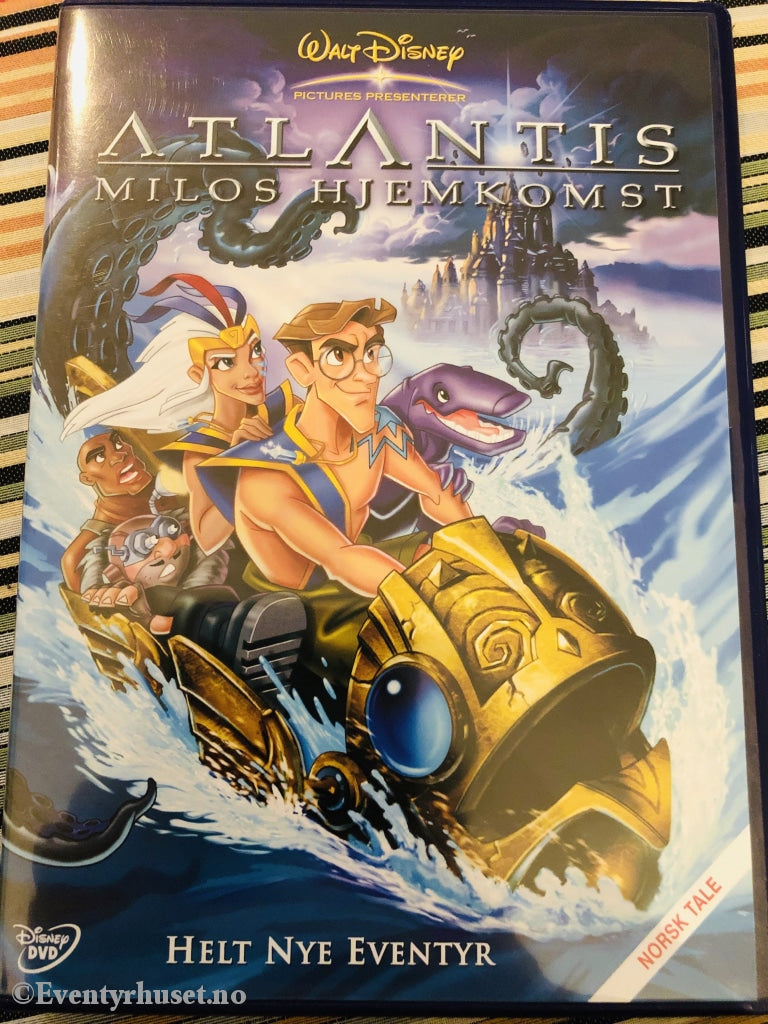 Disney Dvd. Atlantis. Milos Hjemkomst. 2002. Dvd