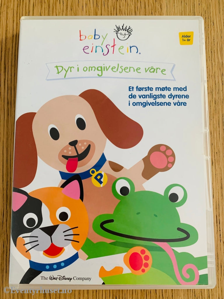 Disney Dvd. Baby Einstein -Dyr I Omgivelsene Våre. 2001. Dvd