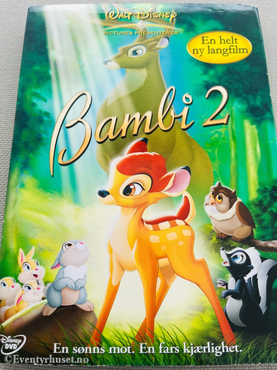 Disney Dvd. Bambi 2. Slipcase. Ny I Plast! Dvd