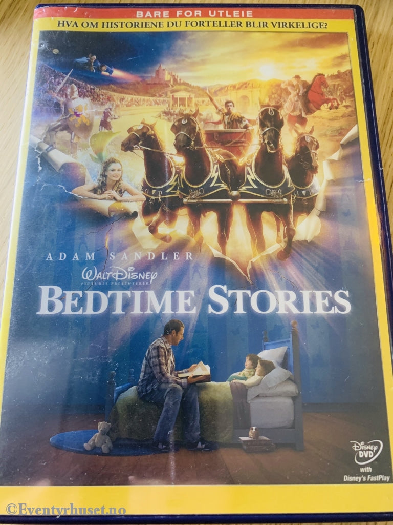 Disney Dvd. Bedtime Stories. 2008. Utleieeksemplar! Dvd