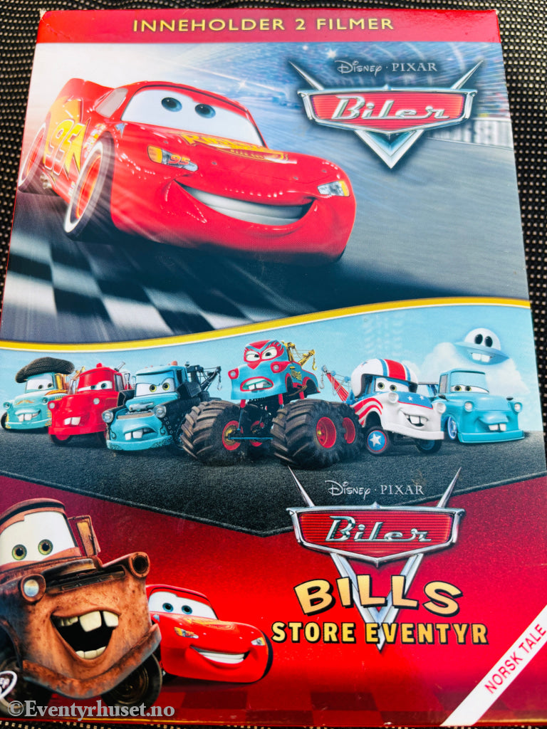 Disney DVD. Biler (Cars). Samleboks