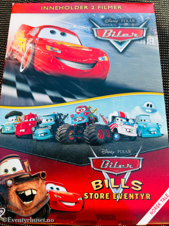 Disney DVD. Biler (Cars). Samleboks