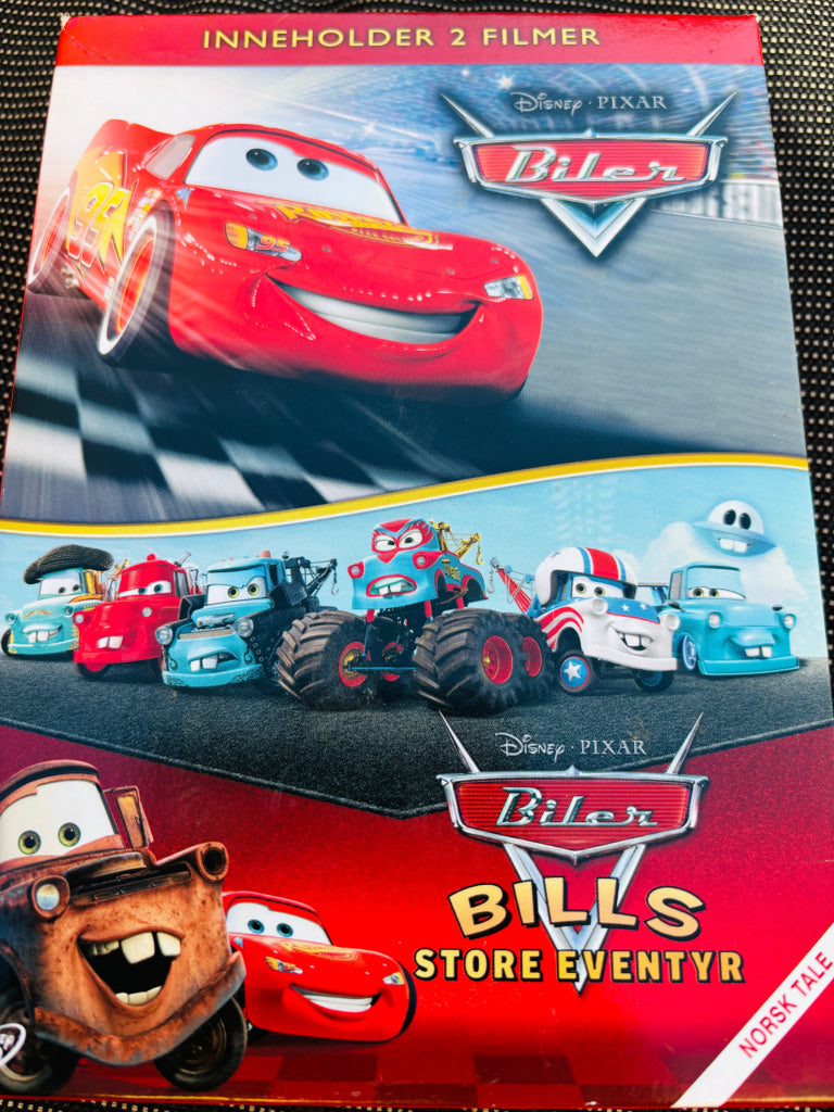 Disney DVD. Biler (Cars). Samleboks