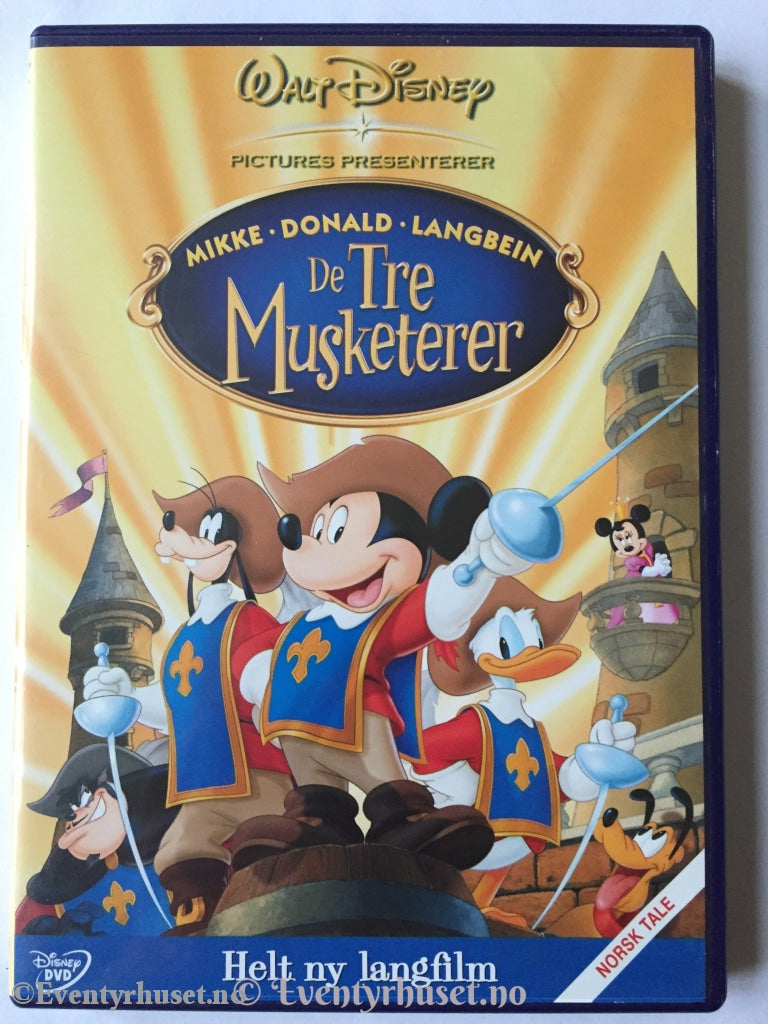 Disney Dvd. De Tre Musketerer. Dvd