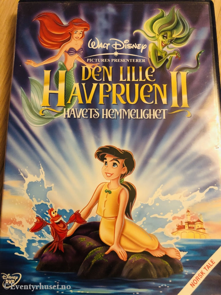 Disney Dvd. Den Lille Havfruen 2. Havets Hemmelighet. 2000. Dvd