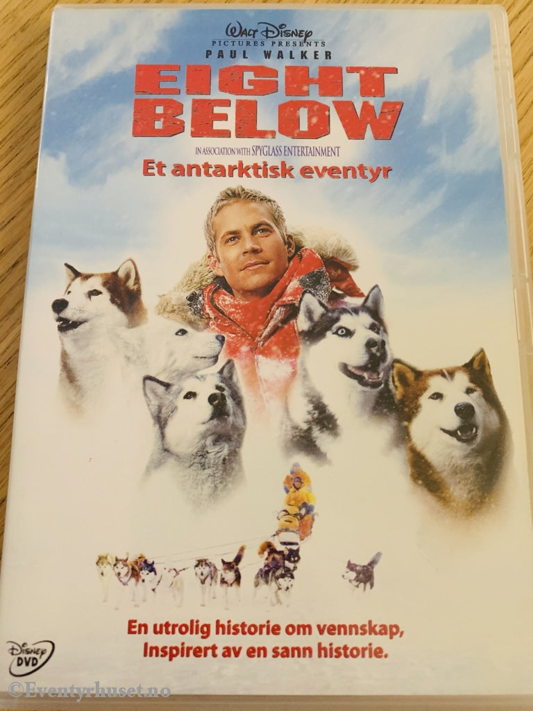 Disney Dvd. Eight Below - Et Antarktisk Eventyr. 2006. Dvd