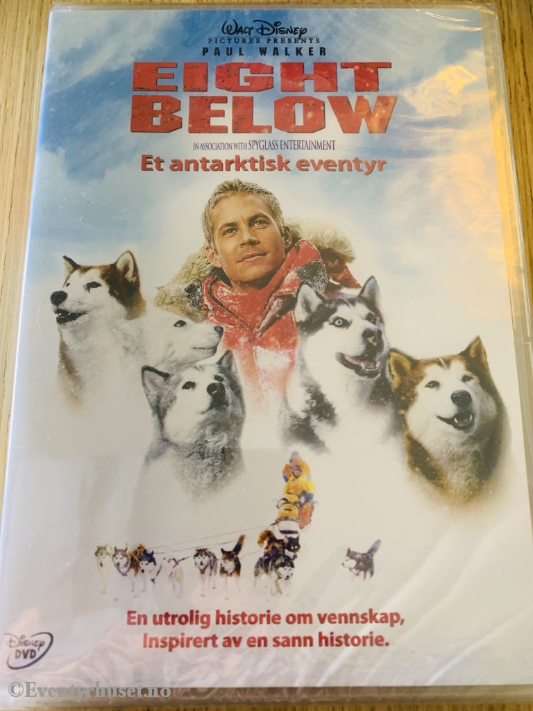 Disney Dvd. Eight Below - Et Antarktisk Eventyr. 2006. Ny I Plast! Dvd