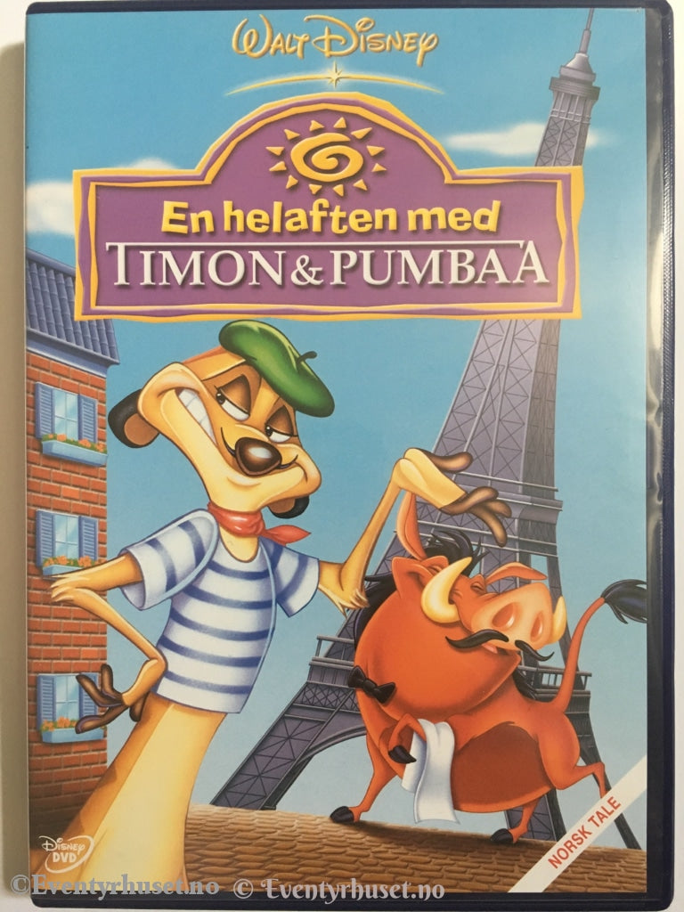 Disney Dvd. En Helaften Med Tymon & Pumba. Dvd