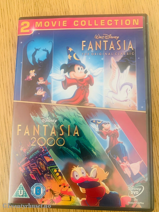 Disney Dvd. Fantasia + 2000. Dvd Samleboks.