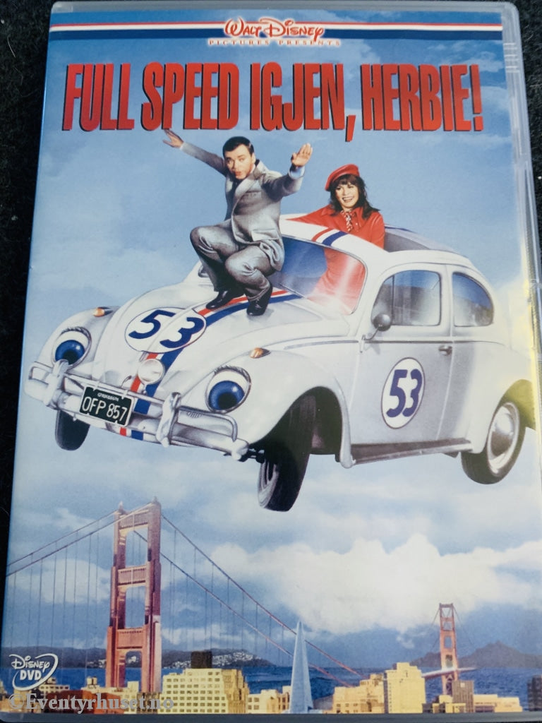 Disney Dvd. Full Speed Igjen Herbie! 1974. Dvd