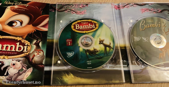Disney Dvd Gullnummer 05. Bambi & 2.