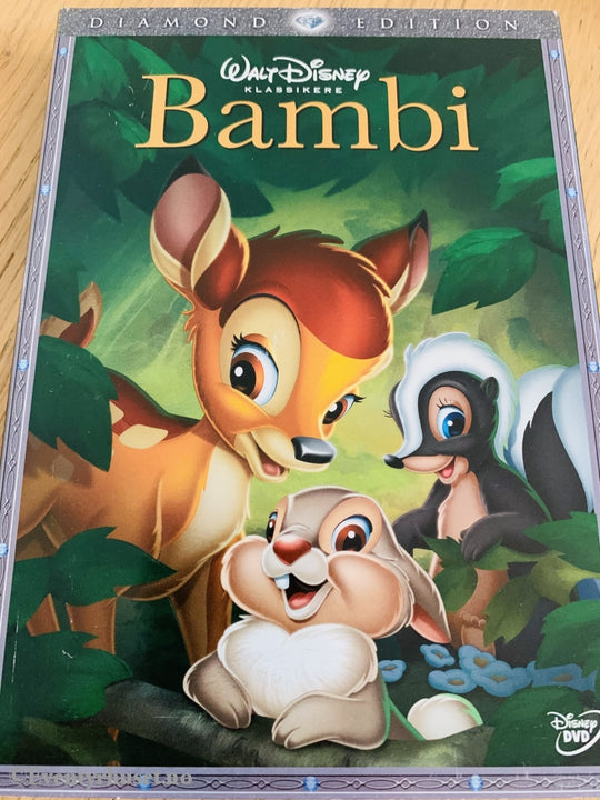 Disney Dvd Gullnummer 05. Bambi. Diamond Edition Slipcase.