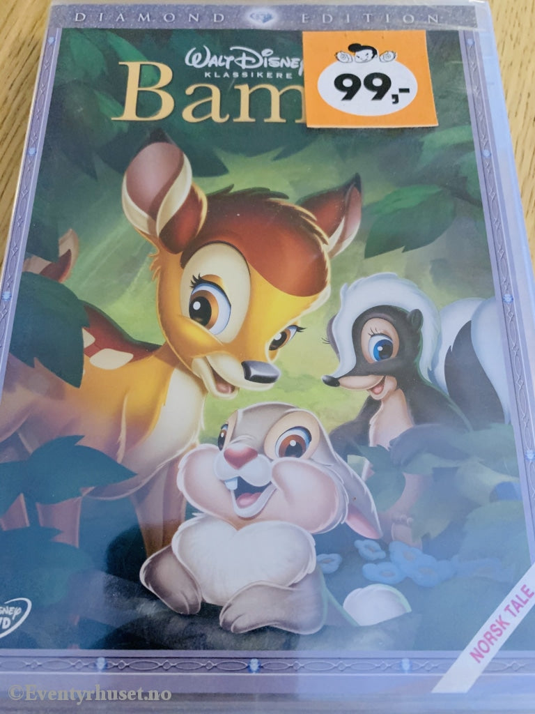 Disney Dvd Gullnummer 05. Bambi. Ny I Plast!