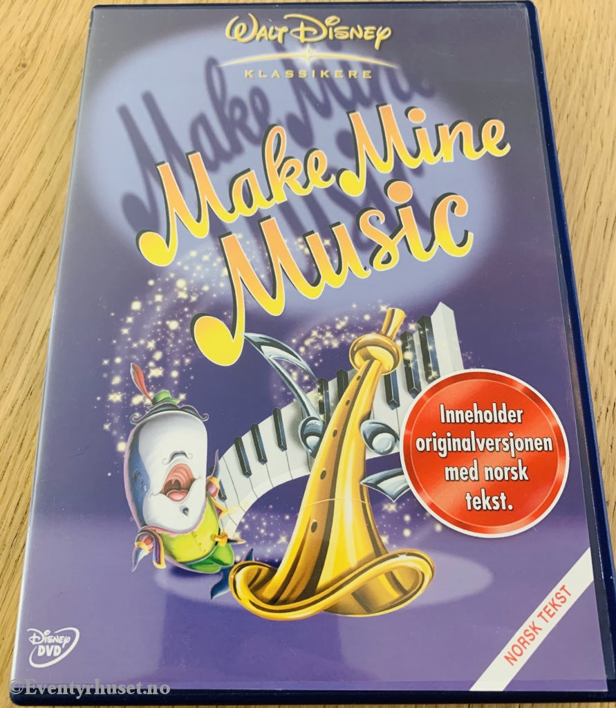 Disney Dvd. Gullnummer 8. Make Mine Music. 1946. Dvd