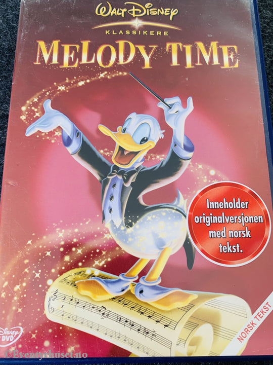 Disney Dvd. Gullnummer 10. Melody Time. 1948. Dvd