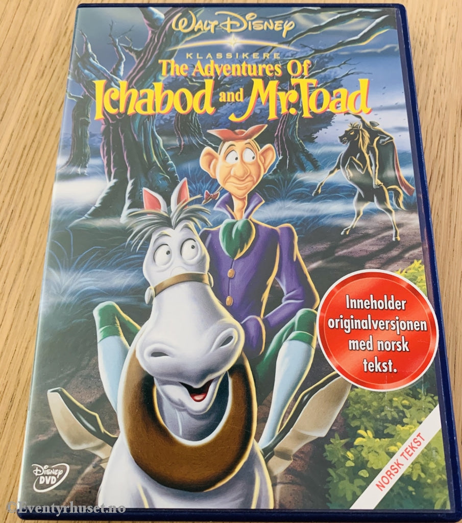 Disney Dvd. Gullnummer 11. The Adventures Of Ichabod And Mr. Toad. 1949. Dvd