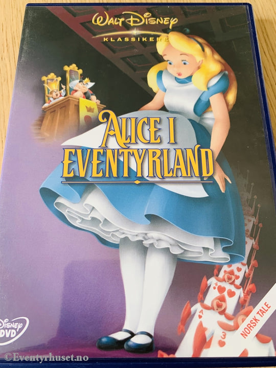 Disney Dvd Gullnummer 13. Alice I Eventyrland. 1951.