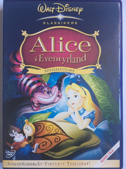 Disney Dvd Gullnummer 13. Alice I Eventyrland.