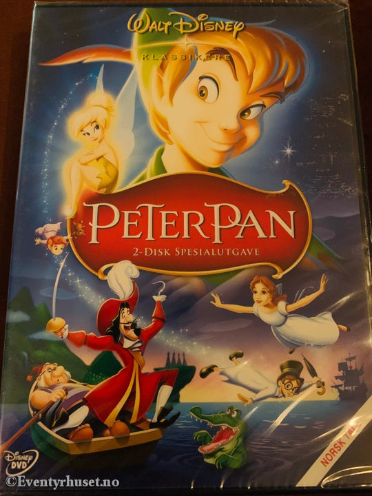 Disney Dvd Gullnummer 14. Peter Pan. 1953. Ny I Plast!