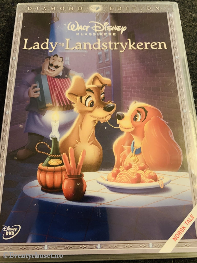 Disney Dvd Gullnummer 15. Lady & Landstrykeren. Diamond Edition.