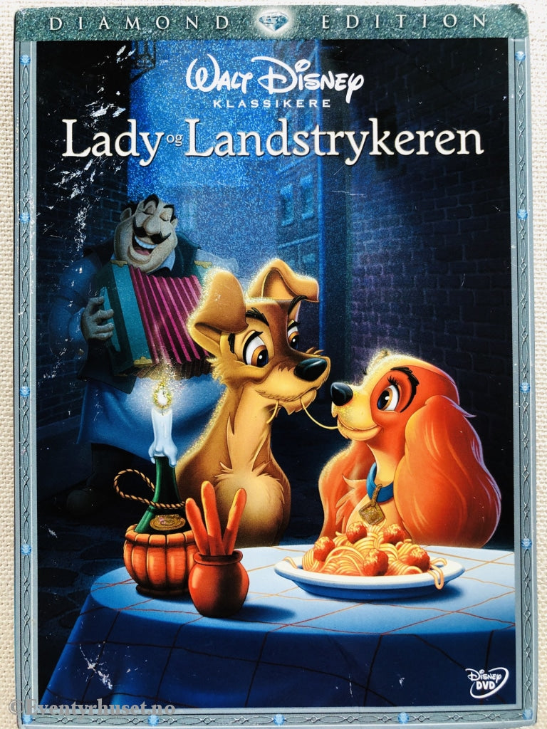 Disney Dvd Gullnummer 15. Lady & Landstrykeren. Diamond Edition.