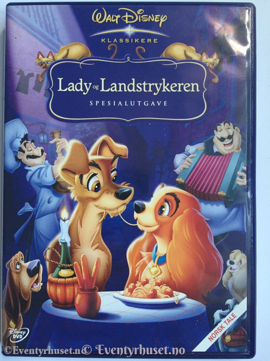 Disney Dvd. Lady Og Landstrykeren. Dvd