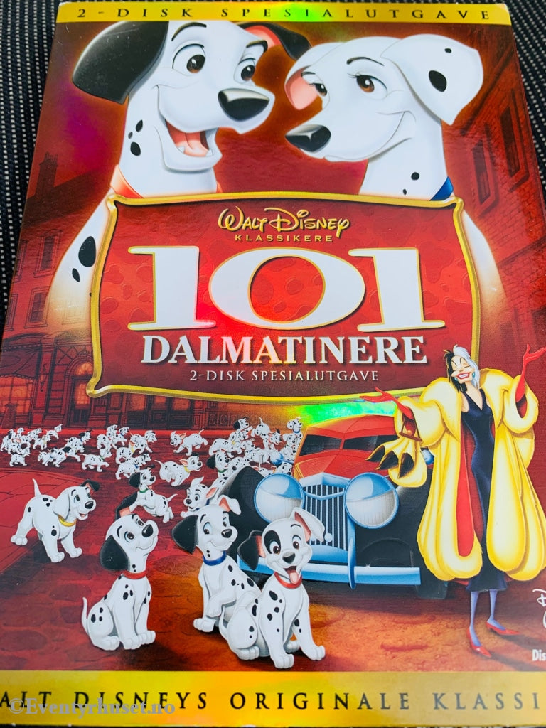Disney Dvd Gullnummer 17. 101 Dalmatinere. Slipcase. Ny I Plast!