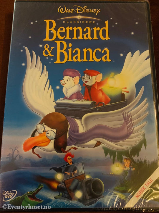 Disney Dvd Gullnummer 23. Bernard & Bianca. Ny I Plast!