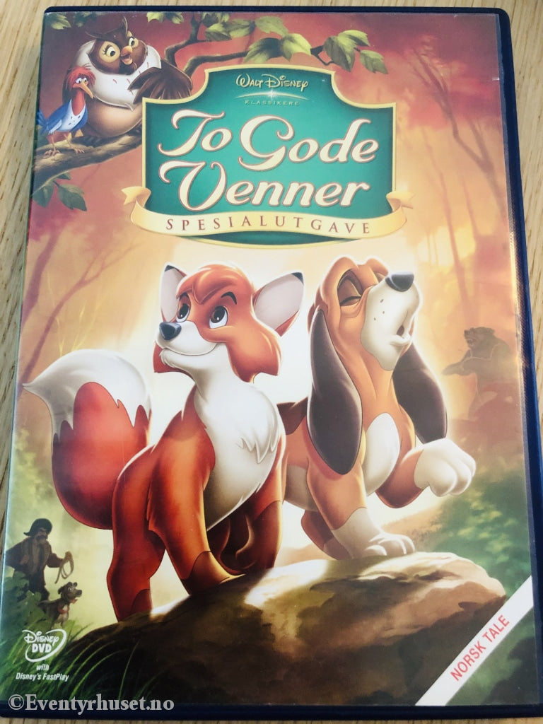 Disney Dvd Gullnummer 24. To Gode Venner - Spesialutgave.