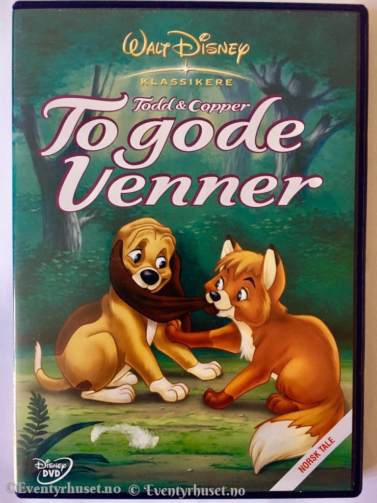 Disney Dvd Gullnummer 24. Todd & Copper To Gode Venner.