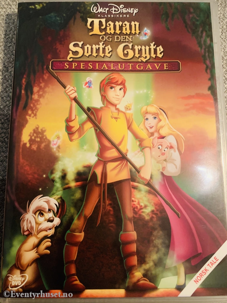Disney Dvd. Taran Og Sorte Gryte. Spesialutgave. Dvd