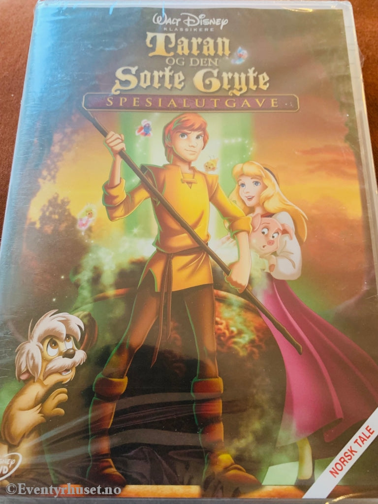 Disney Dvd Gullnummer 25. Taran Og Sorte Gryte. Spesialutgave. Ny I Plast!