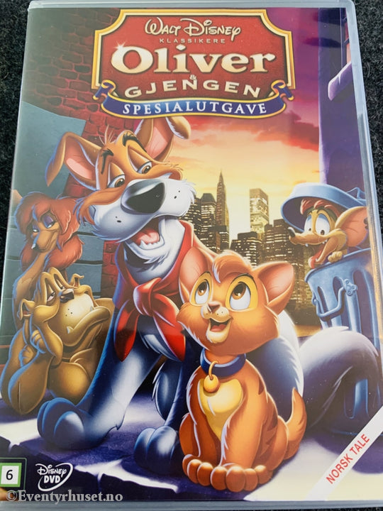 Disney Dvd Gullnummer 27. Oliver & Gjengen. 1988. Dvd.