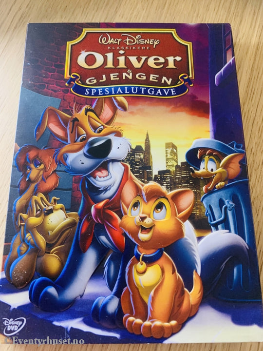 Disney Dvd Gullnummer 27. Oliver & Gjengen. 1988. Slipcase.