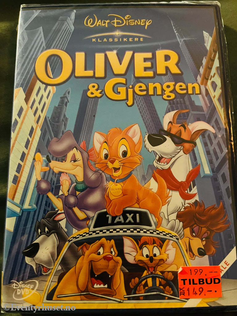 Disney Dvd Gullnummer 27. Oliver & Gjengen. Ny I Plast!