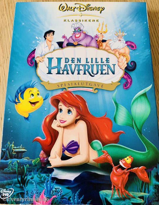 Disney Dvd Gullnummer 28. Den Lille Havfruen. Spesialutgave. Slipcase.