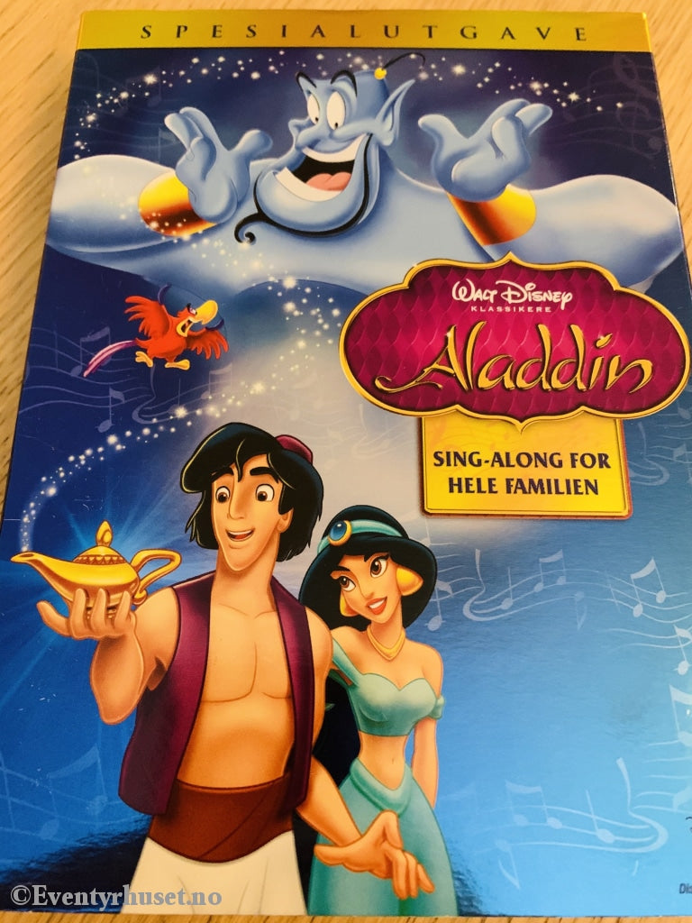 Disney Dvd Gullnummer 31. Aladdin. (2-Disk Spesialutgave). Slipcase!