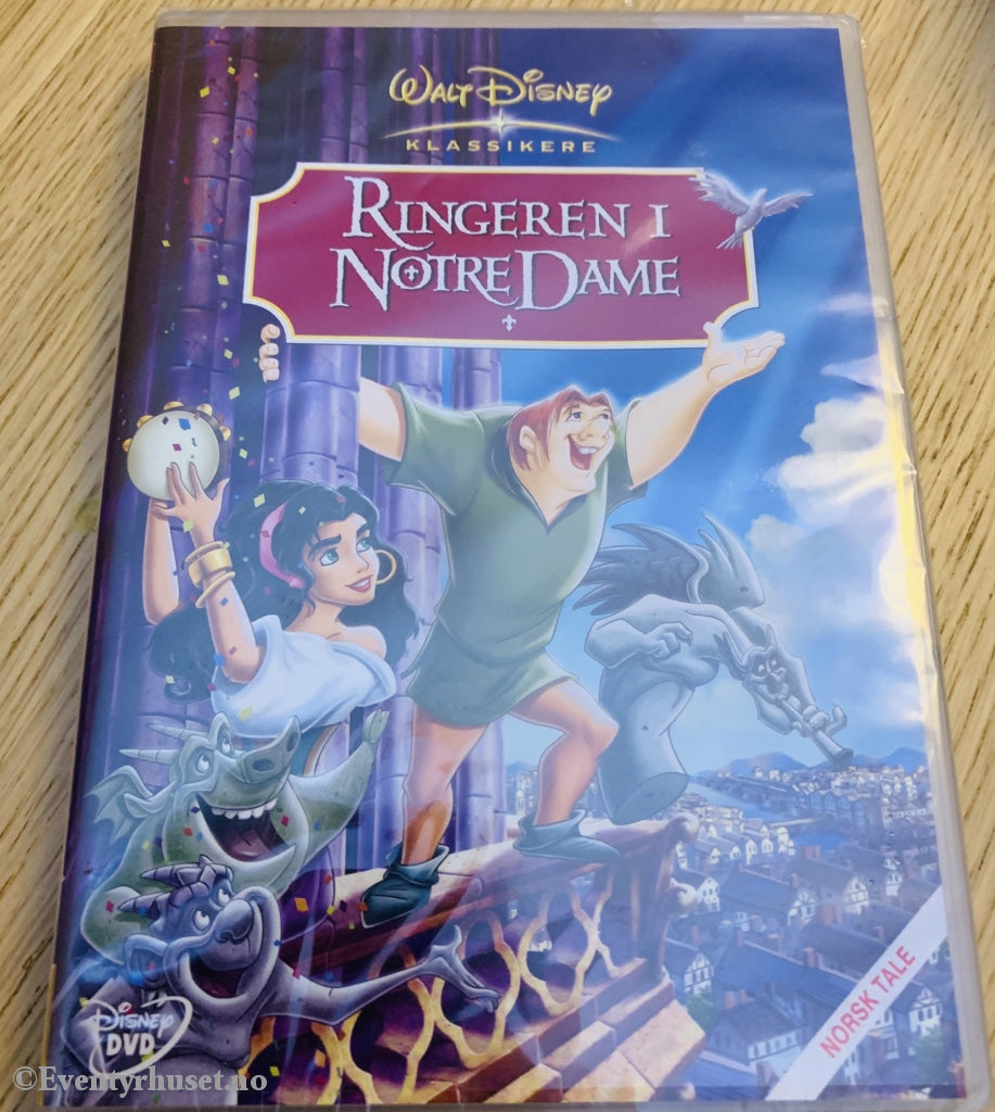 Disney Dvd Gullnummer 34. Ringeren I Notre Dame. 1996. Ny Plast!
