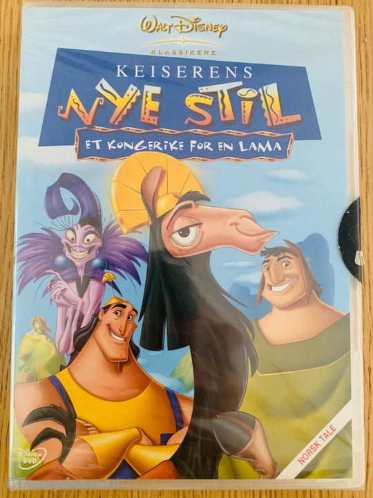 Disney Dvd Gullnummer 39. Keiserens Nye Stil: Et Kongerike For En Lama. Ny I Plast!