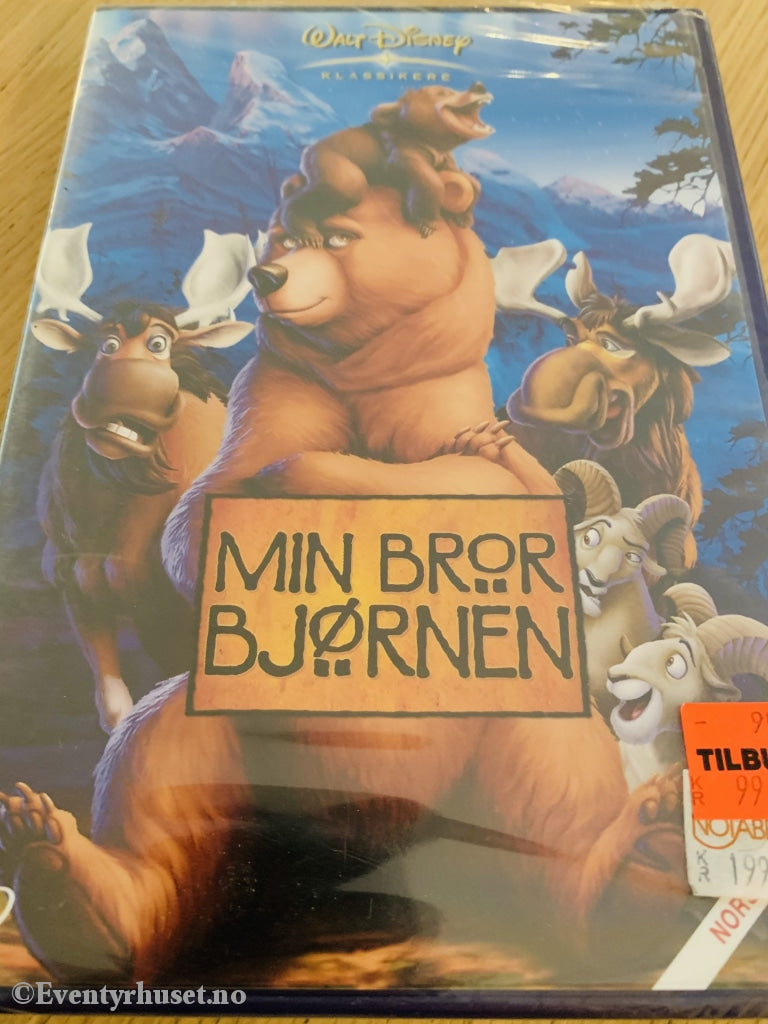 Disney Dvd. Gullnummer 43. Min Bror Bjørnen. Ny I Plast! Dvd