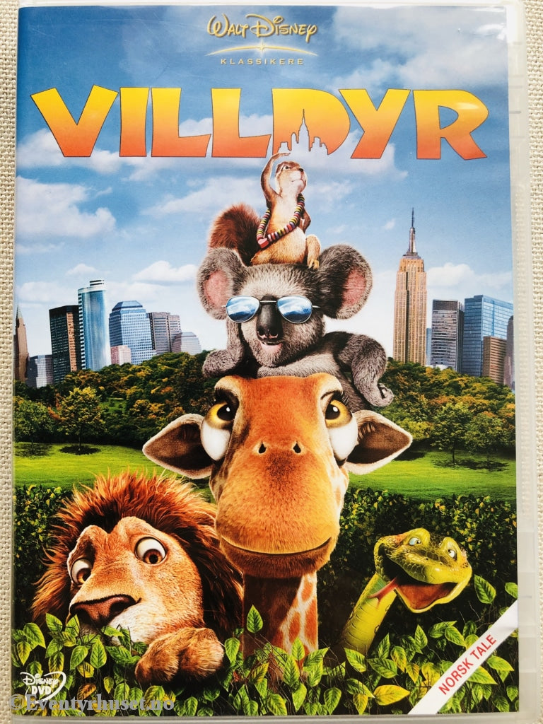 Disney Dvd Gullnummer 46. Villdyr. 2006. Dvd.