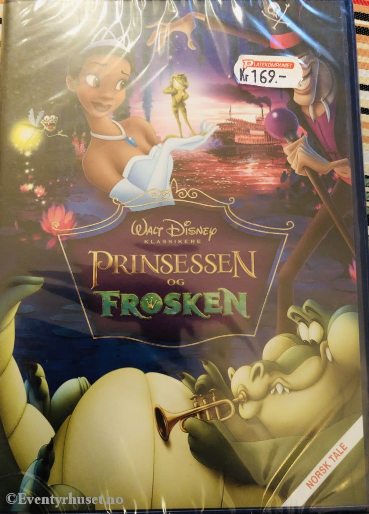 Disney Dvd Gullnummer 49. Prinsessen Og Frosken. Ny I Plast!