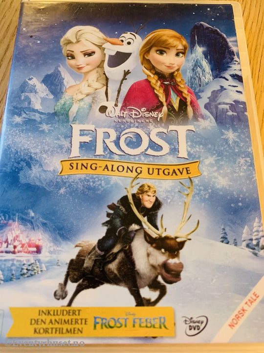 Disney Dvd. Frost - Sing Along Utgave. Dvd