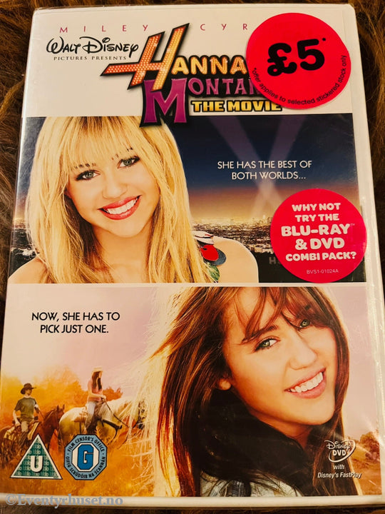 Disney Dvd. Hannah Montana - The Movie. 2009. Ny I Plast! Dvd