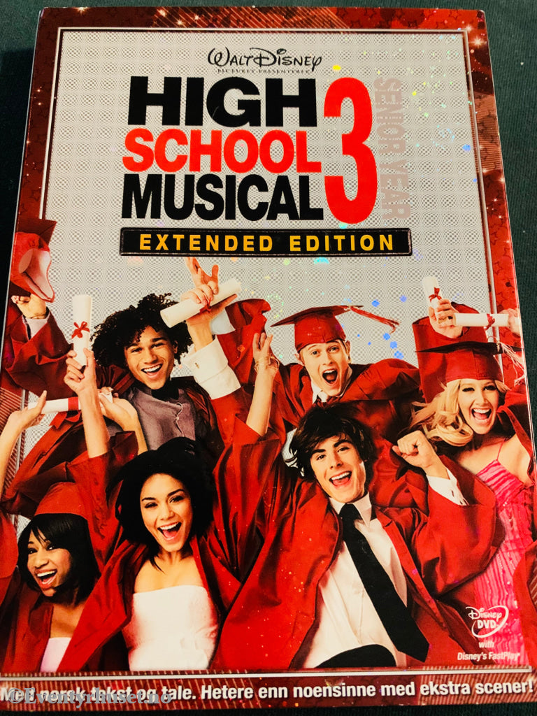 Disney Dvd. High School Musical 3. 2008. Slipcase. Dvd